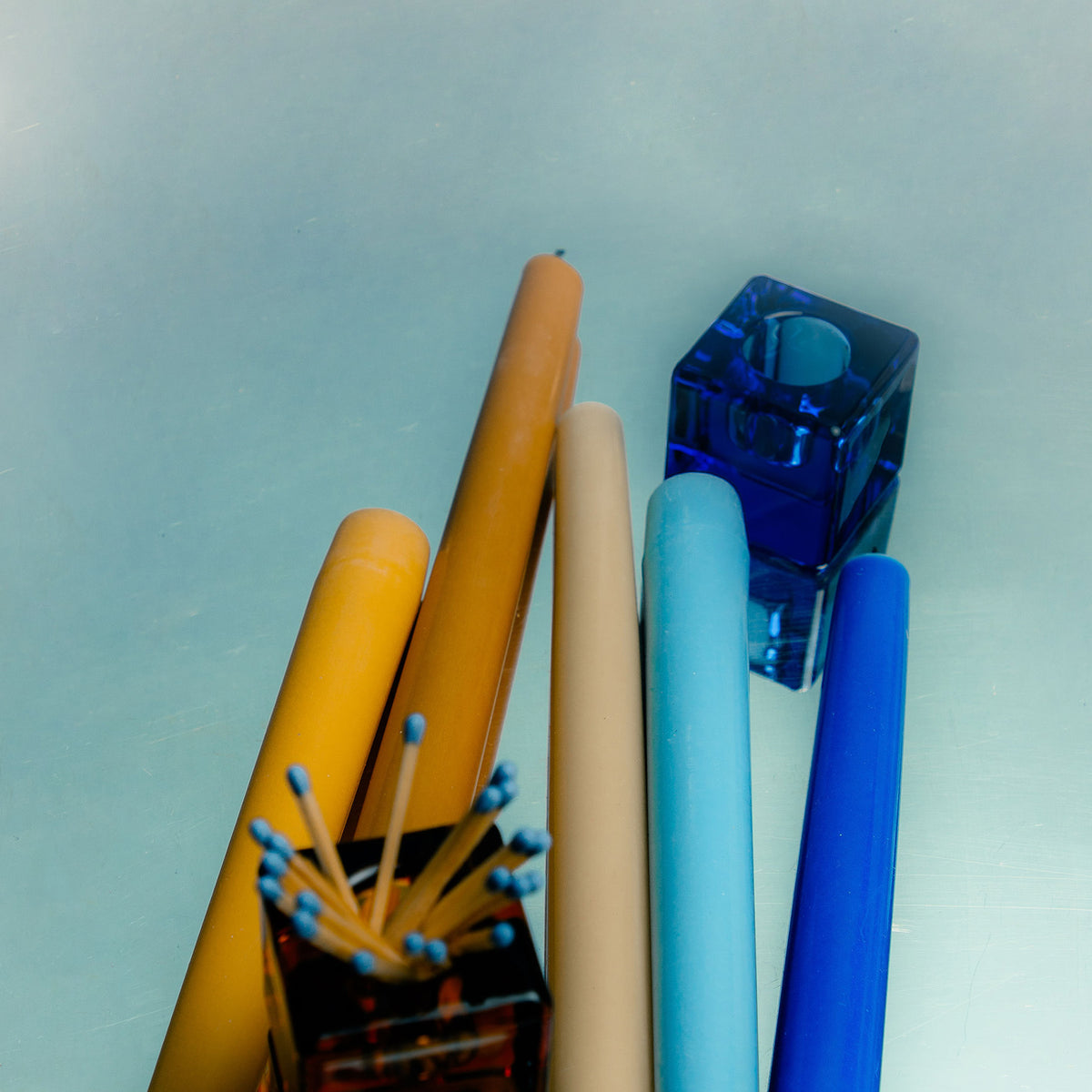 Le Cube Candle Holder | Indigo