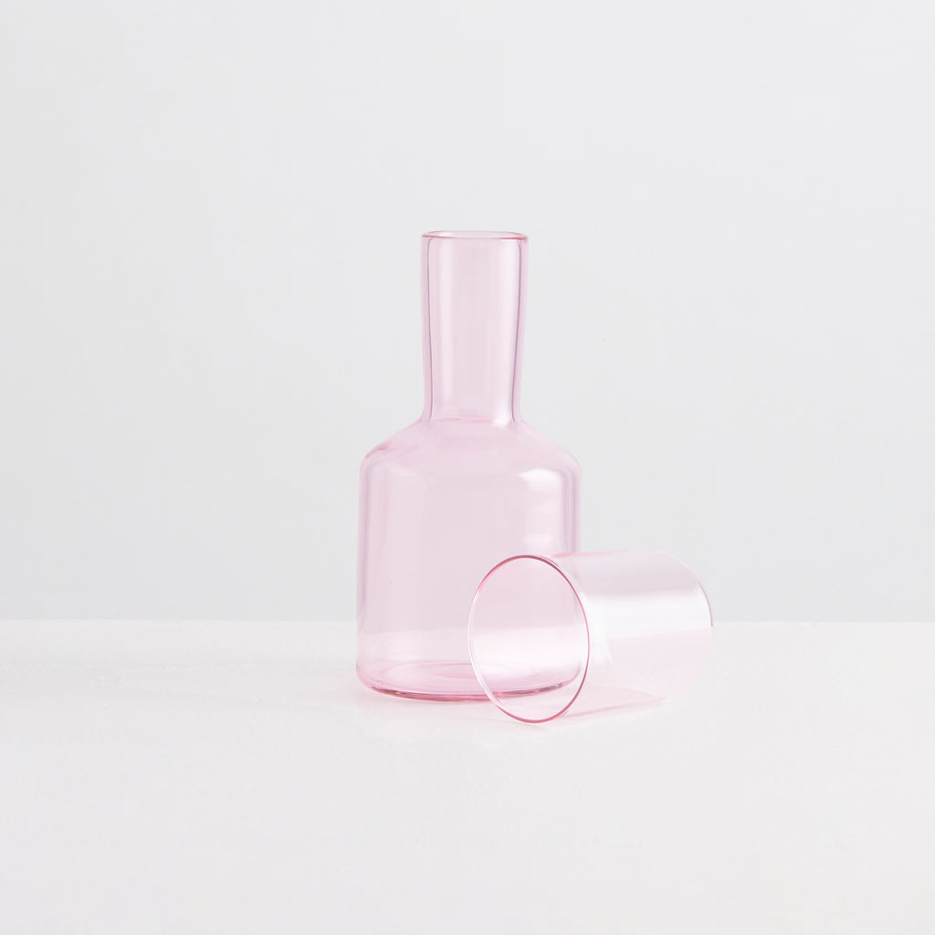 J'ai Soif Carafe & Glass | Pink