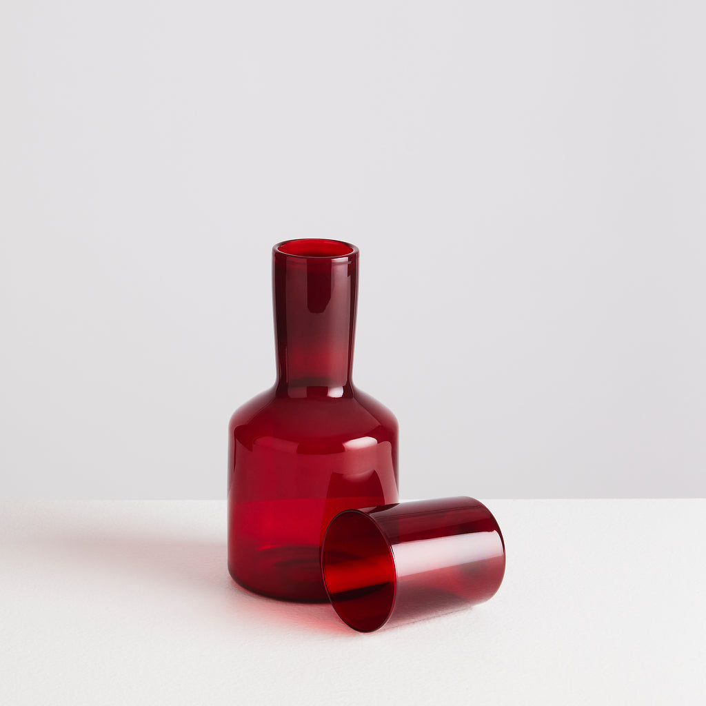 J'ai Soif Carafe Glass | Rouge