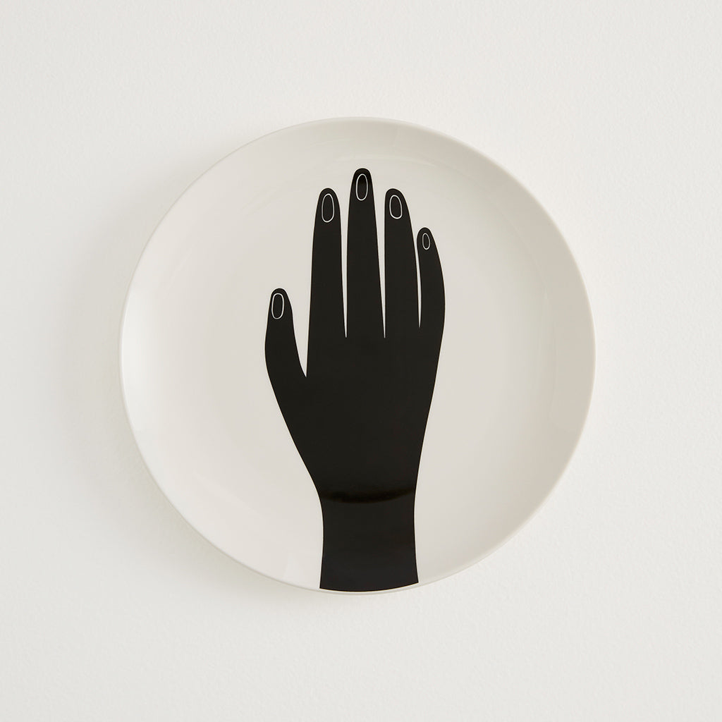 Les Mains Dinner Plates | Black