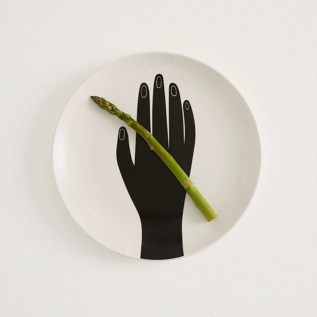 Les Mains Dinner Plates | Black