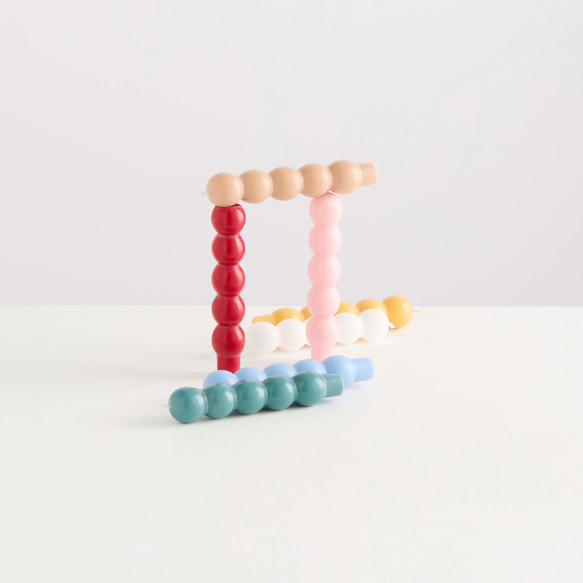 2 Volute Candles | Rouge
