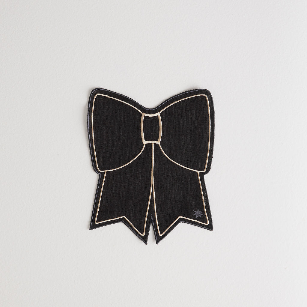 4 Bow Cocktail Napkins