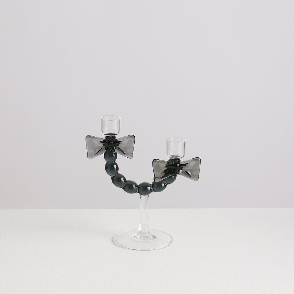 Double Bow Candle Holder