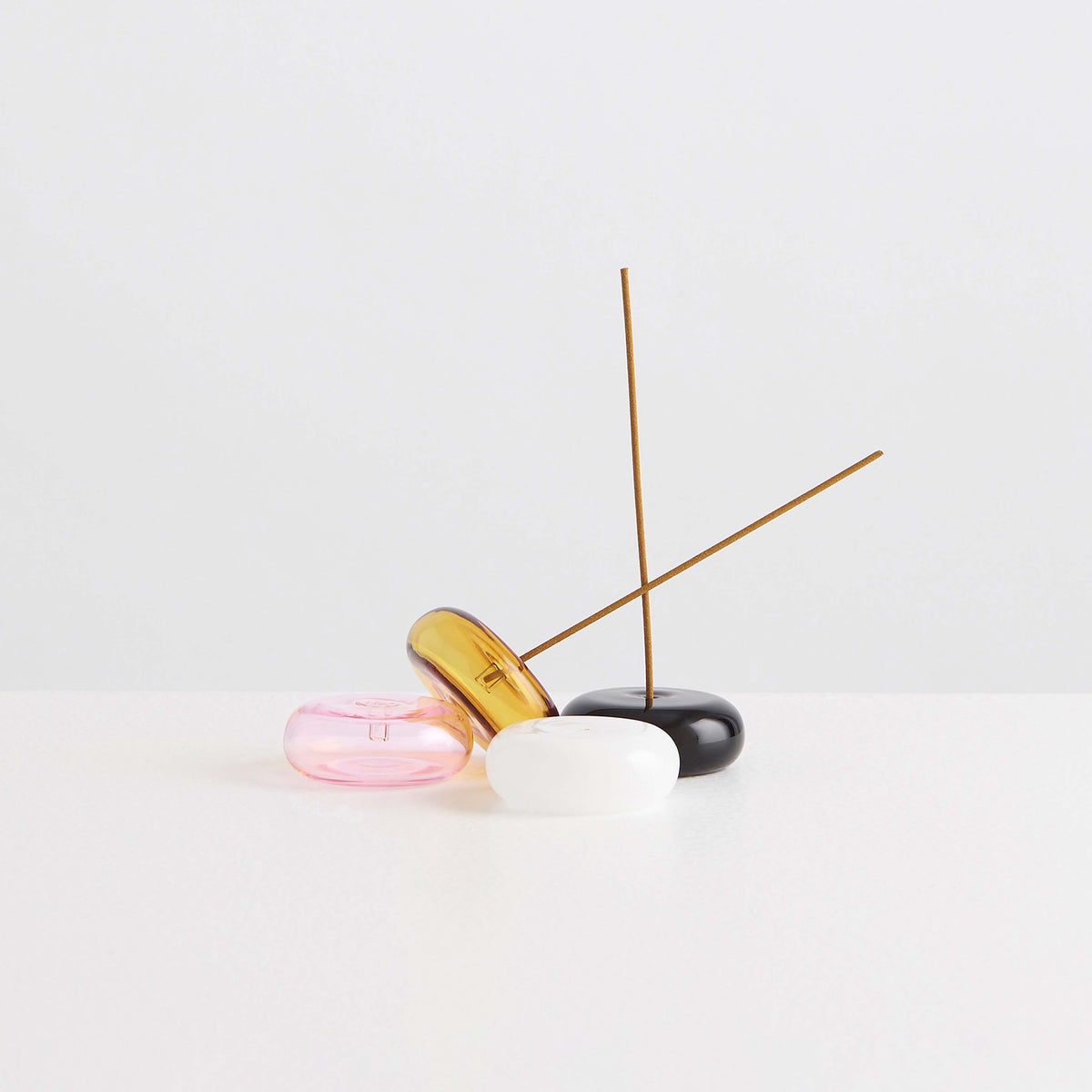 The Pebble Incense Holder | White