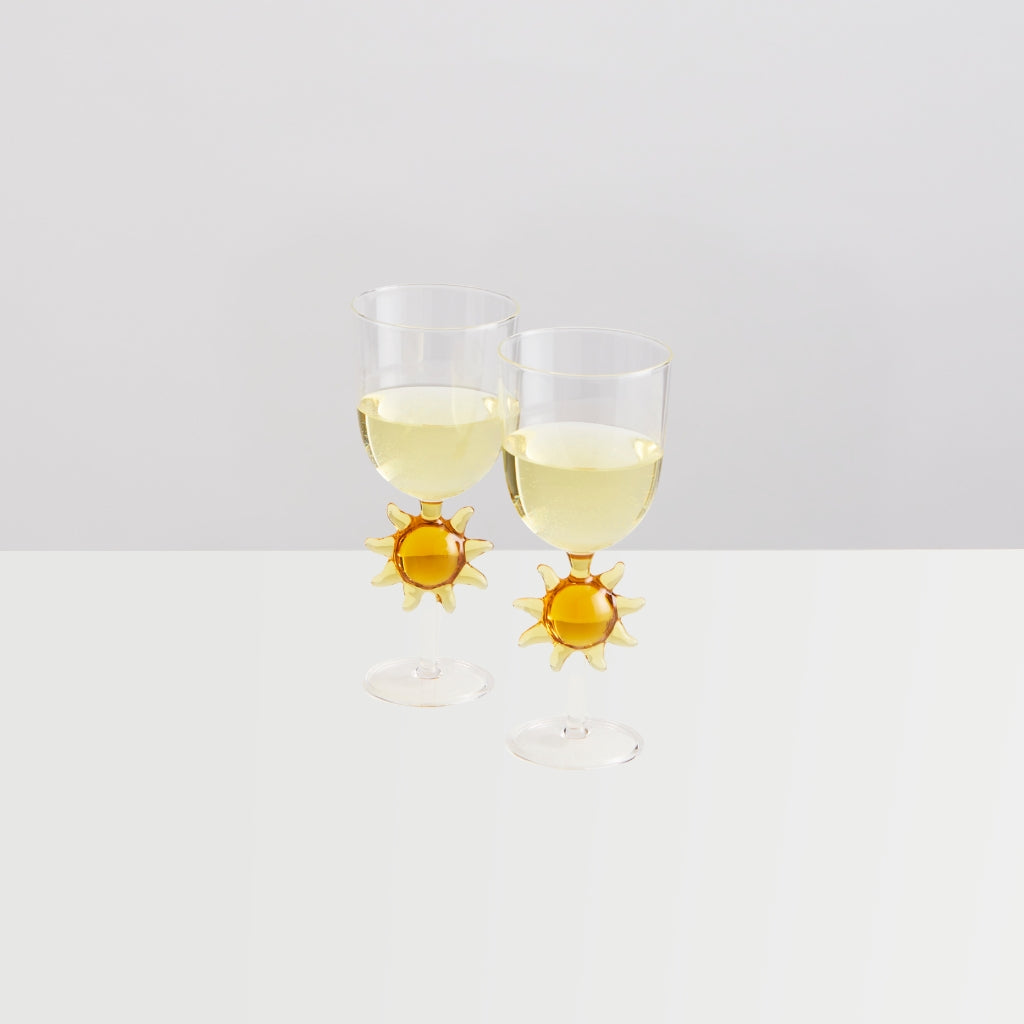 2 Le Soleil Wine Glasses