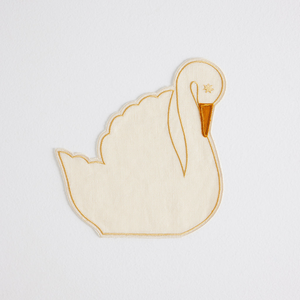 Maison Balzac Swan Cocktail Napkins