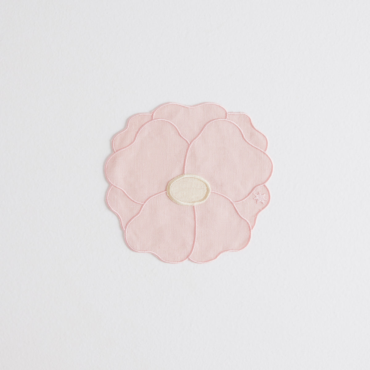4 Wild Rose Napkins | Pink & Ivory