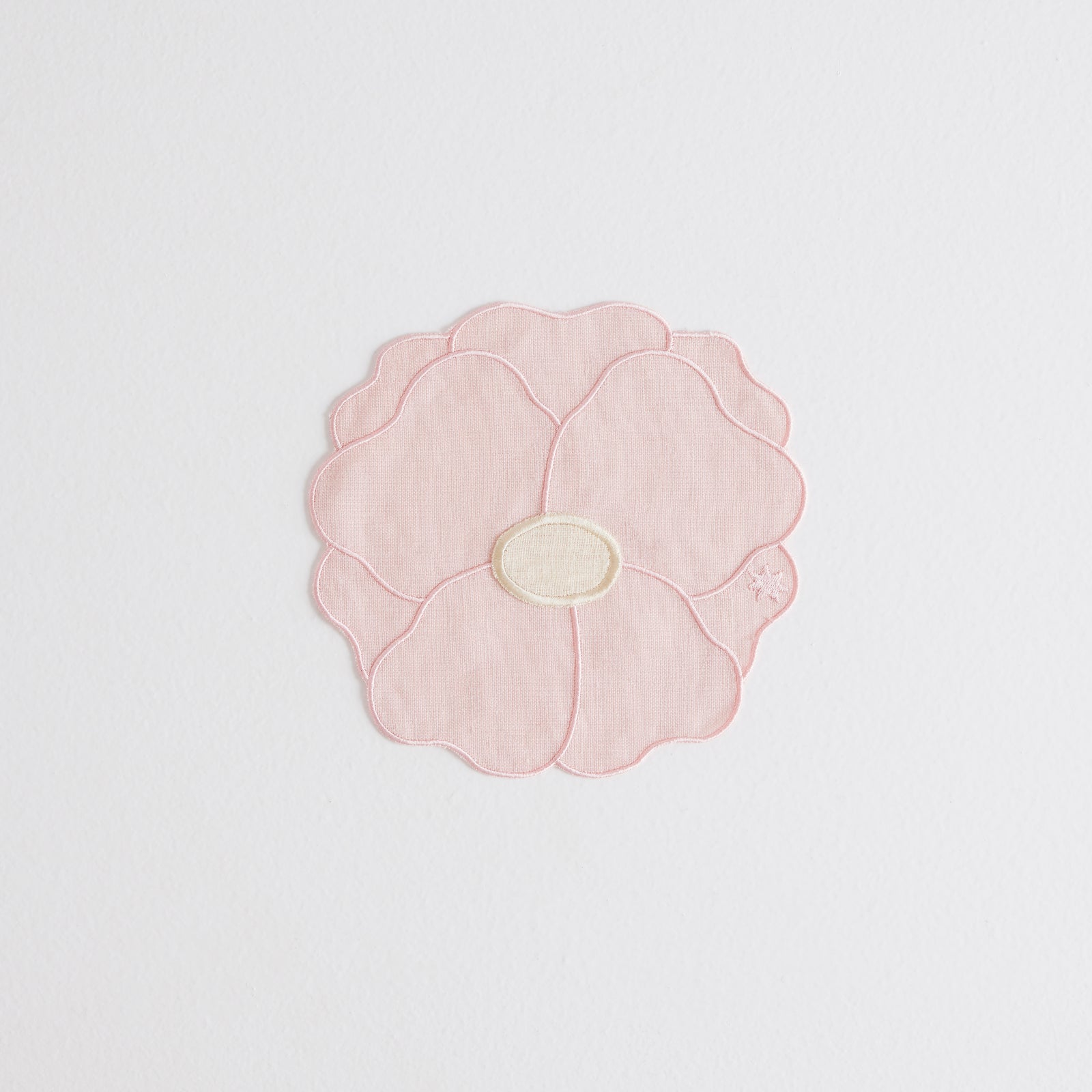 4 Wild Rose Napkins | Pink & Ivory