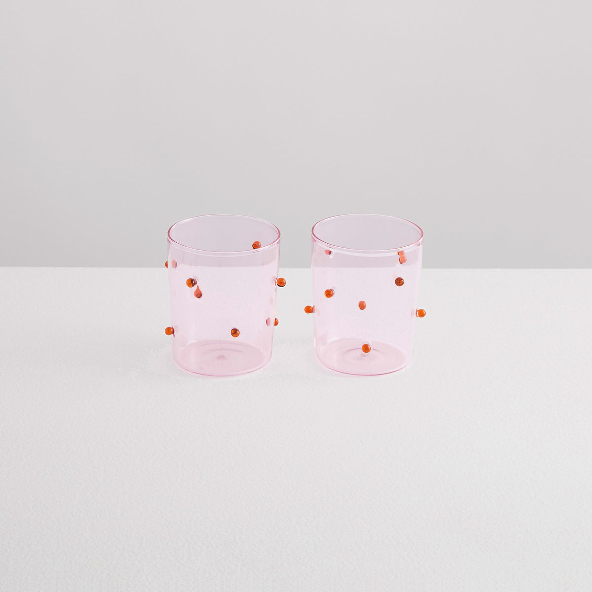 2 Pomponette Gobelets | Pink &amp; Amber